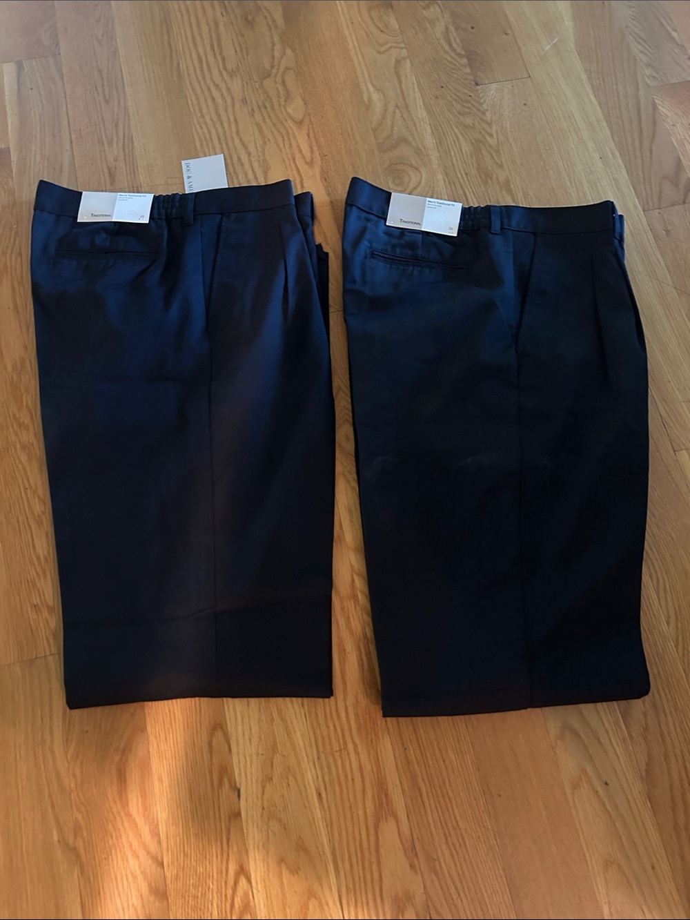 Doc & Amelia Men’s Black Dress Pants - Classic Trousers with stretch waist NWT